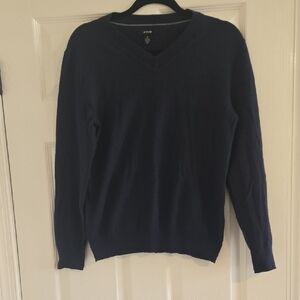Mens's Alfani Dark Blue V-Neck Sweater